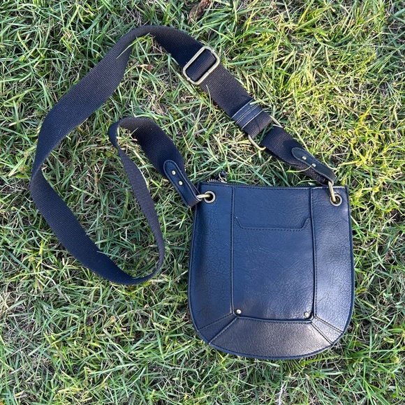 Black Crossbody with Brass Hardware LIKE NEW!! - Picture 10 of 12